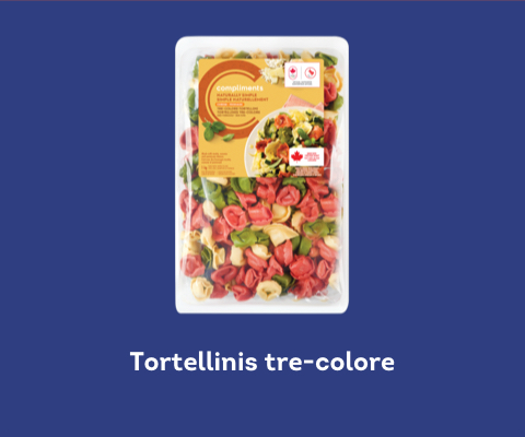 Tortellinis tre-colore