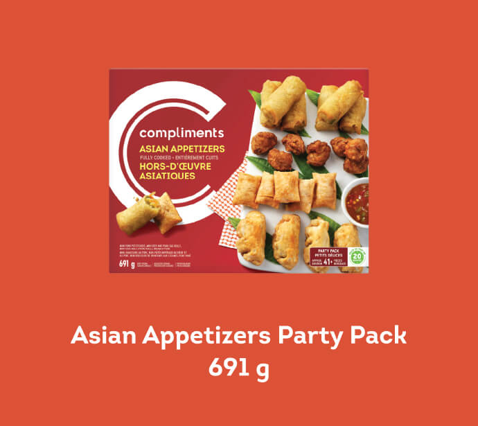 Asian Appetizers Party Pack 691g