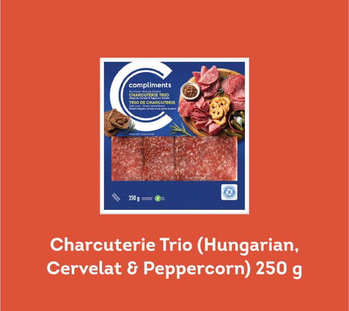 Charcuterie Trio (Hungarian, Cervelat & Peppercorn) 250 g