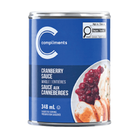 Can of cranberry sauce