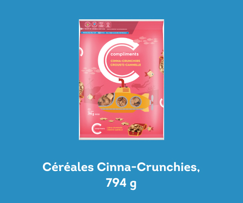 Sac de céréales Cinna Crunchies