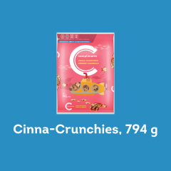 Bag of Cinna Crunchies cereal