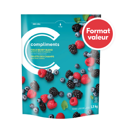 Compliments Mélange de fruits surgelés Baies des champs 1.5kg