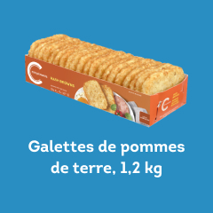 Paquet de galettes de pommes de terre rissolées Compliments