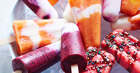 Des bâtonnets glacés aux smoothies