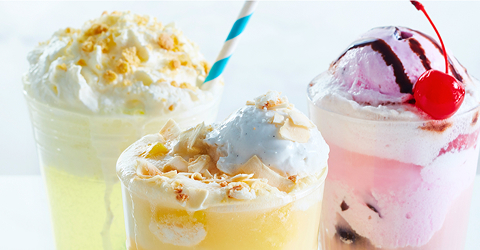 ice cream floats