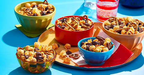 Spicy maple popcorn