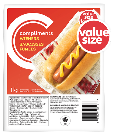 Wieners, 1 kg