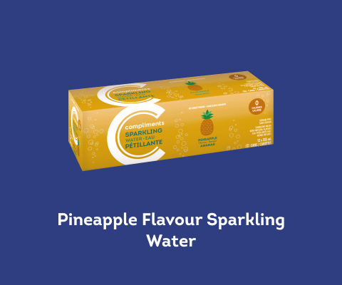 Pineapple Flavour Sparkling Water